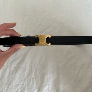 Black Belt with Gold hardware